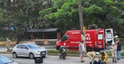 motociclista-fica-ferido-apos-se-envolver-em-batida-com-carro-em-volta-redonda