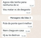 homem-ameaca-ex-companheira-de-morte-por-aplicativo-de-mensagem:-‘nao-vou-ter-pena-de-voce’